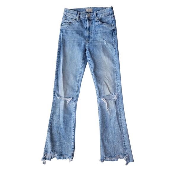 Mother The Insider Crop Step Chew Drinking By The Pool Wash Jeans Size 23 - Picture 2 of 10